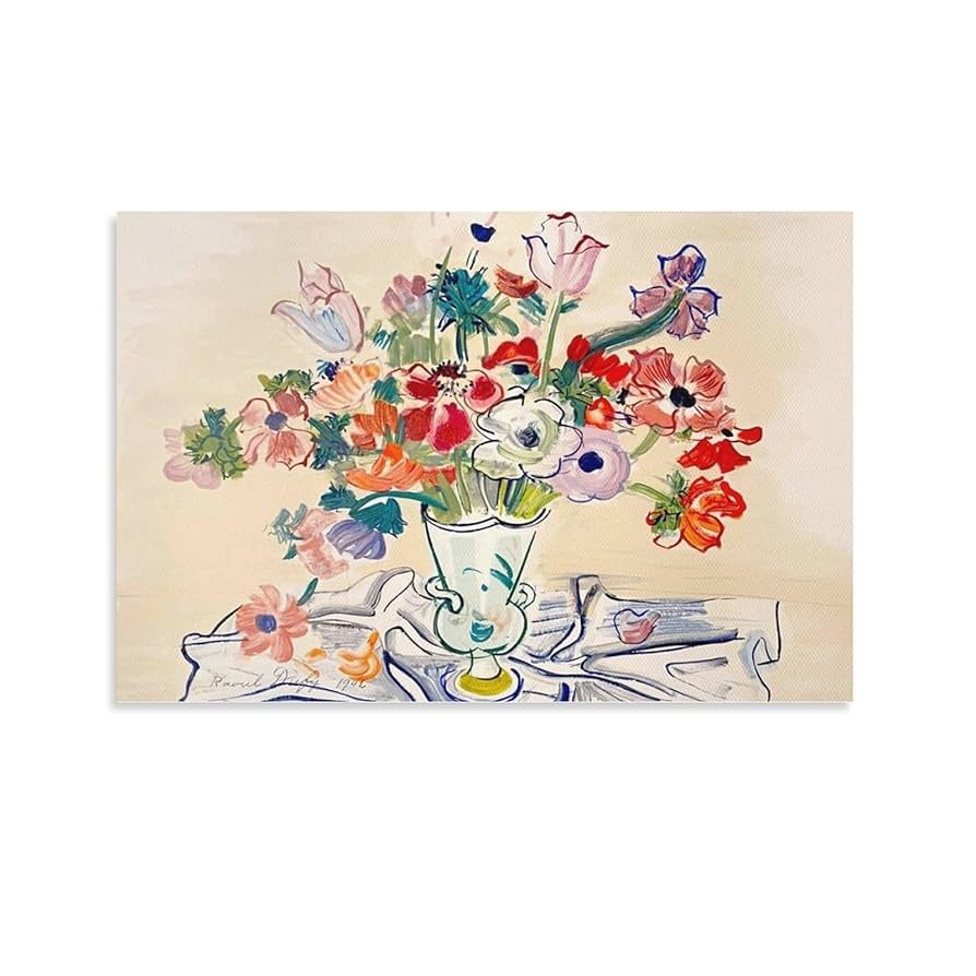 Amazon.co.jp: Raoul Dufy ラウル デュフィ ポスター アネモネ